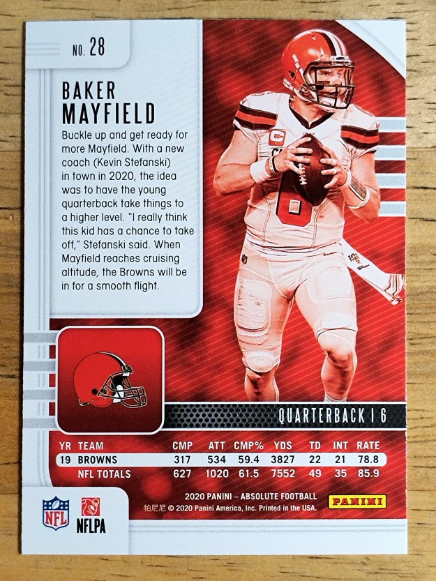 2020 Absolute Retail #28 Baker Mayfield
