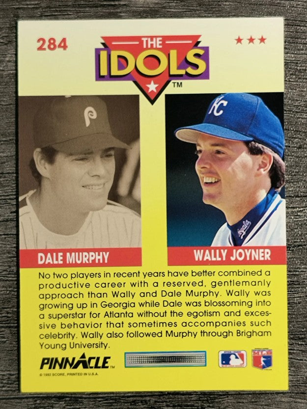1992 Pinnacle #284 Wally Joyner/Dale Murphy