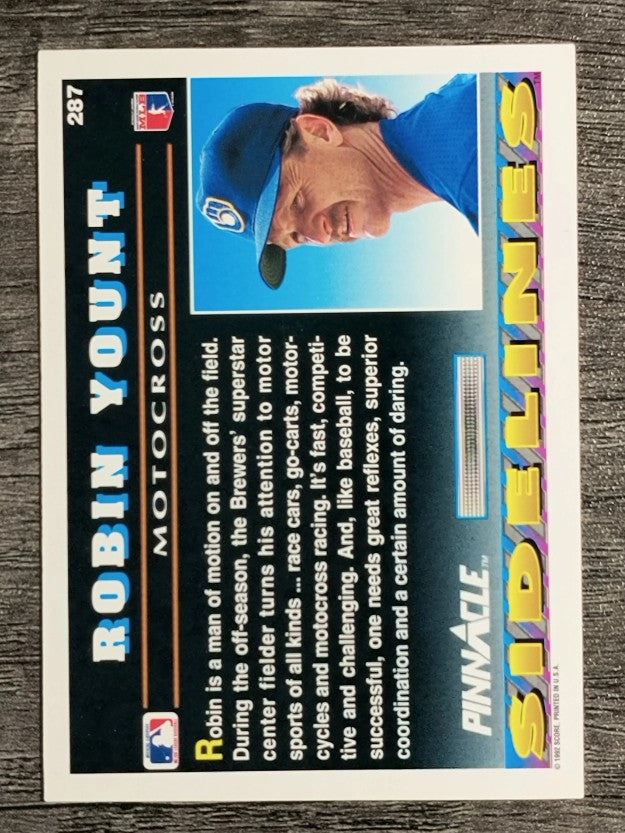 1992 Pinnacle #287 Robin Yount SIDE