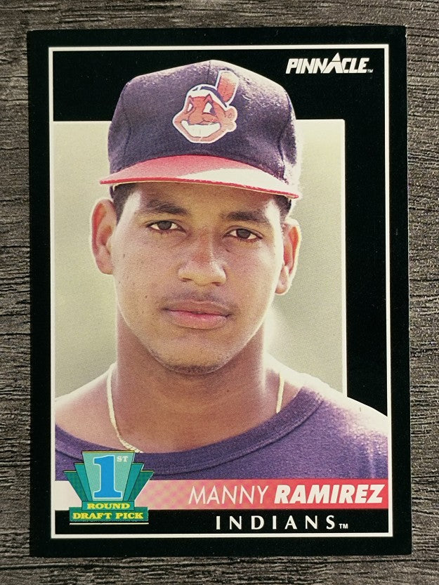 1992 Pinnacle #295 Manny Ramirez RC (NM)