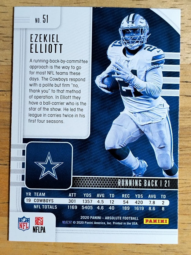 2020 Absolute Retail #51 Ezekiel Elliott
