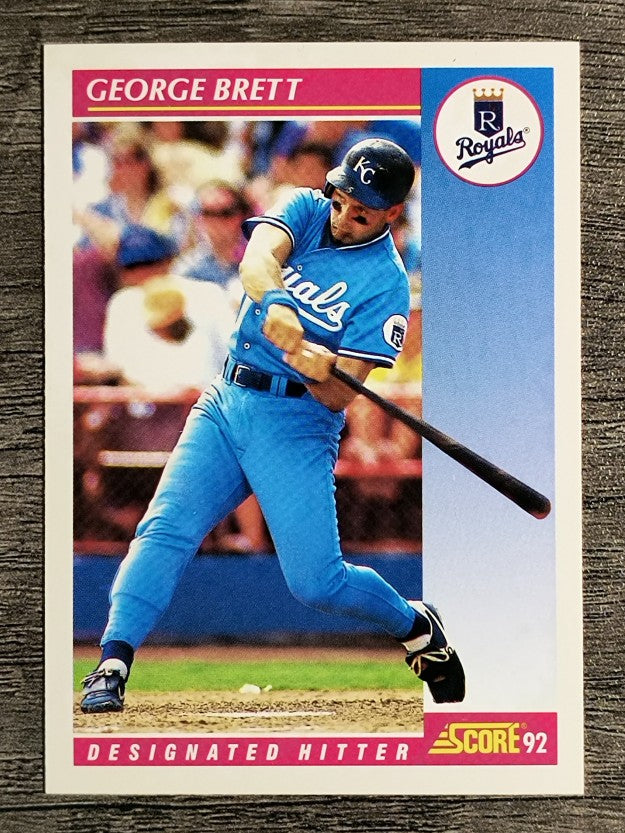 1992 Score #650 George Brett