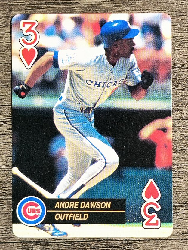 1992 U.S. Playing Cards All-Stars #3H Andre Dawson