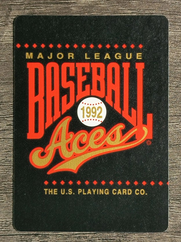 1992 U.S. Playing Cards All-Stars #11H Will Clark