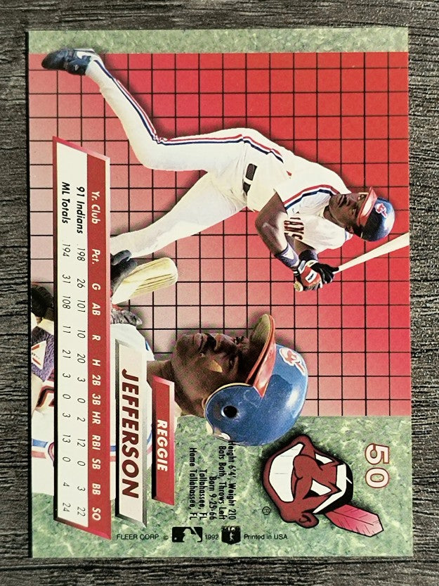 1992 Ultra #50 Reggie Jefferson