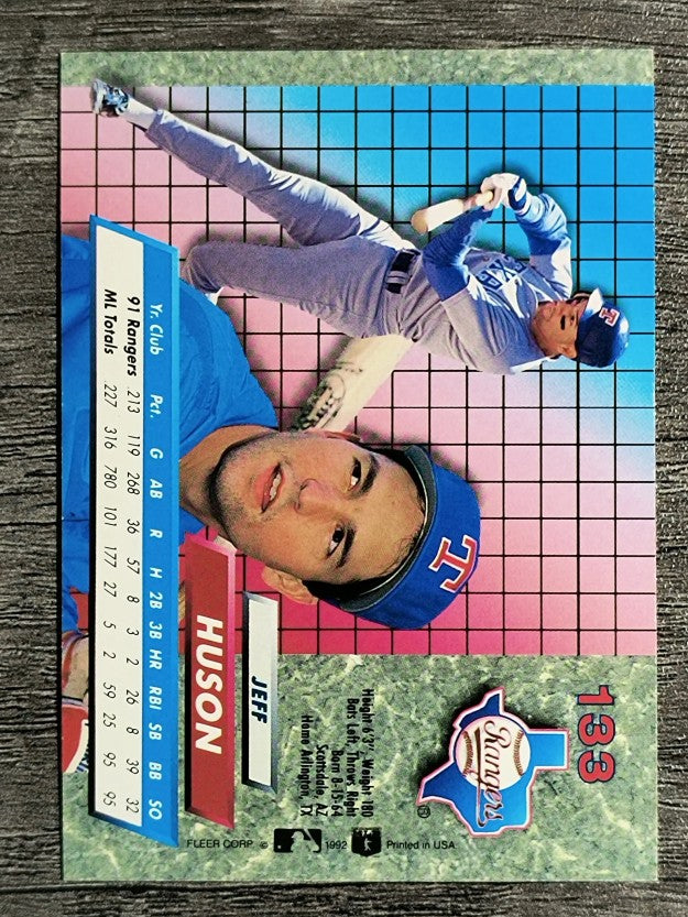 1992 Ultra #133 Jeff Huson