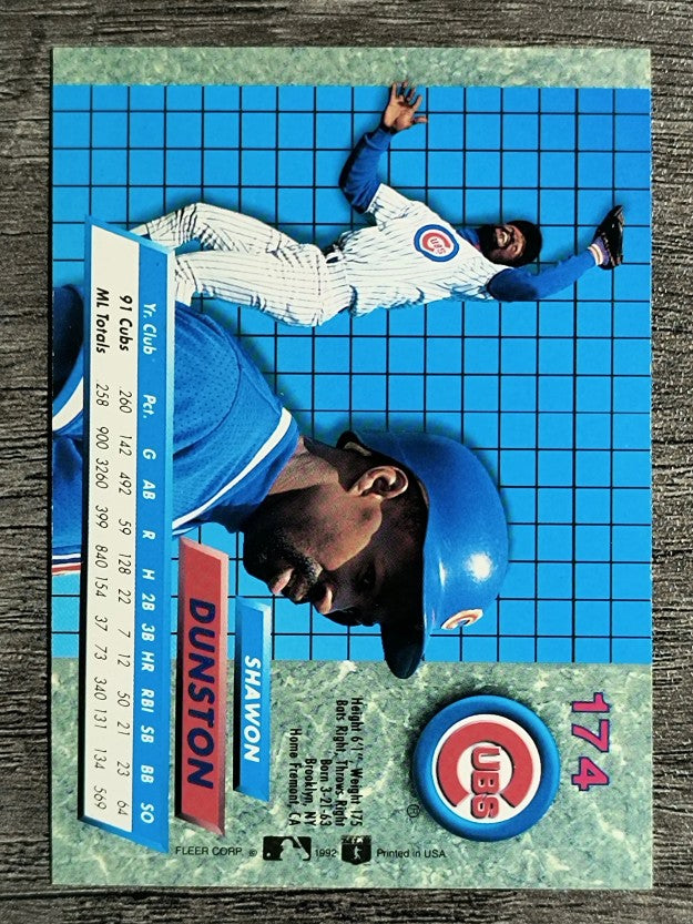 1992 Ultra #174 Shawon Dunston