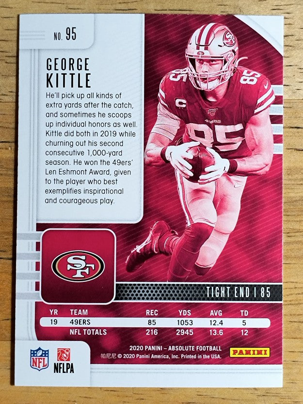 2020 Absolute Retail #95 George Kittle