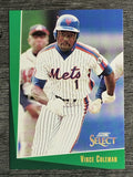 1993 Select #175 Vince Coleman