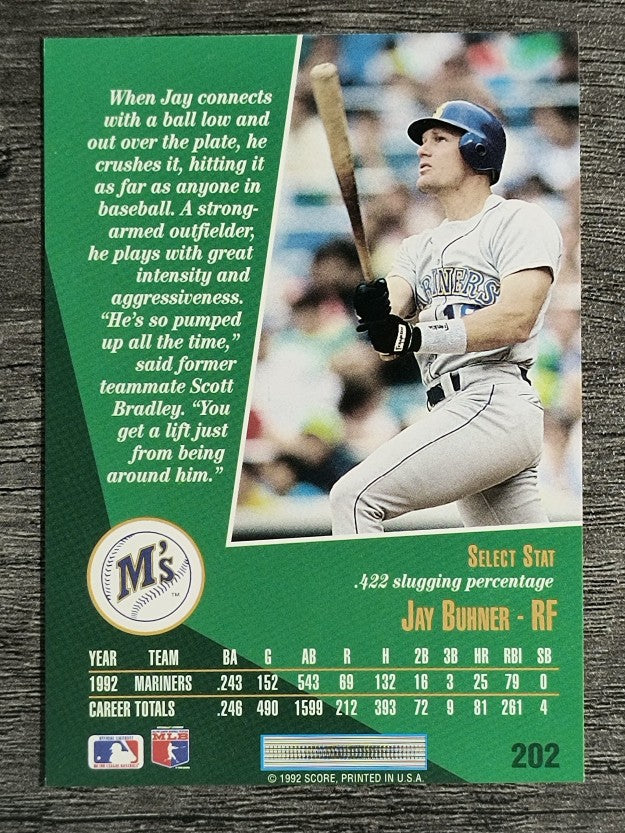 1993 Select #202 Jay Buhner