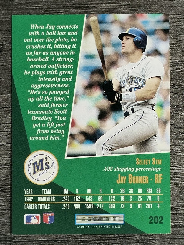 1993 Select #202 Jay Buhner