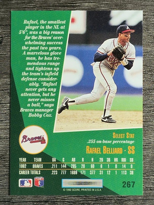 1993 Select #267 Rafael Belliard
