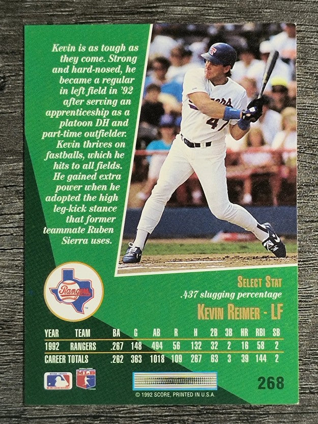 1993 Select #268 Kevin Reimer