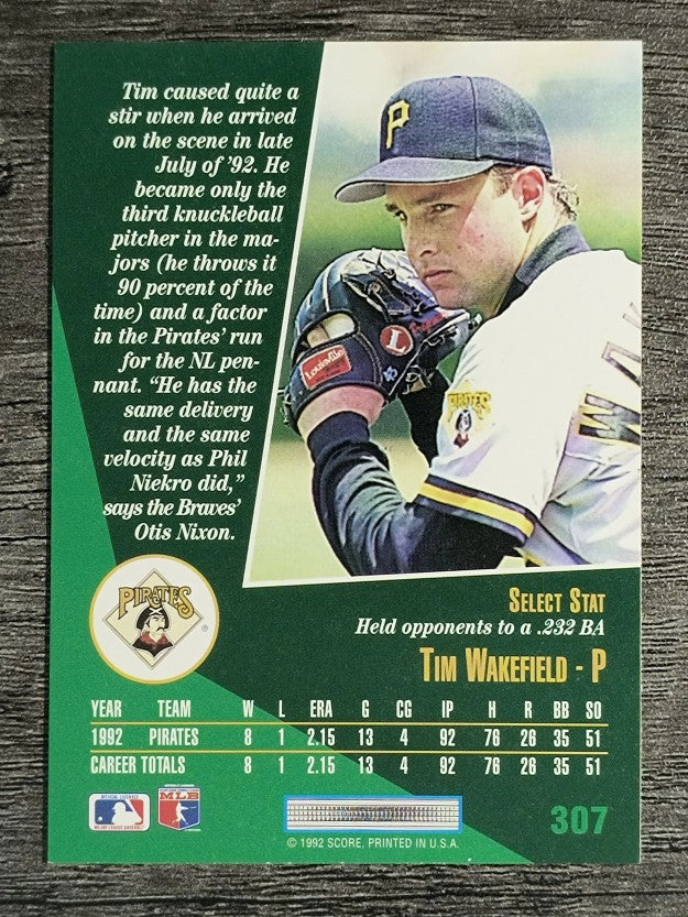 1993 Select #307 Tim Wakefield