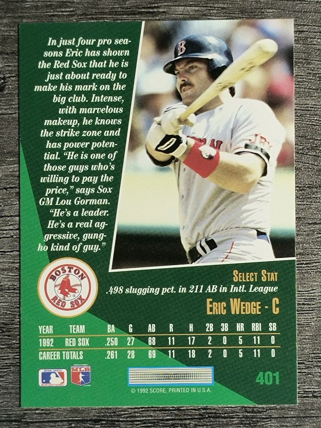1993 Select #401 Eric Wedge RC