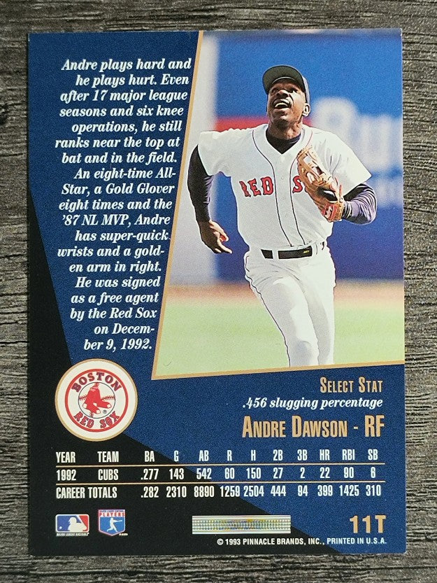 1993 Select Rookie/Traded #11T Andre Dawson