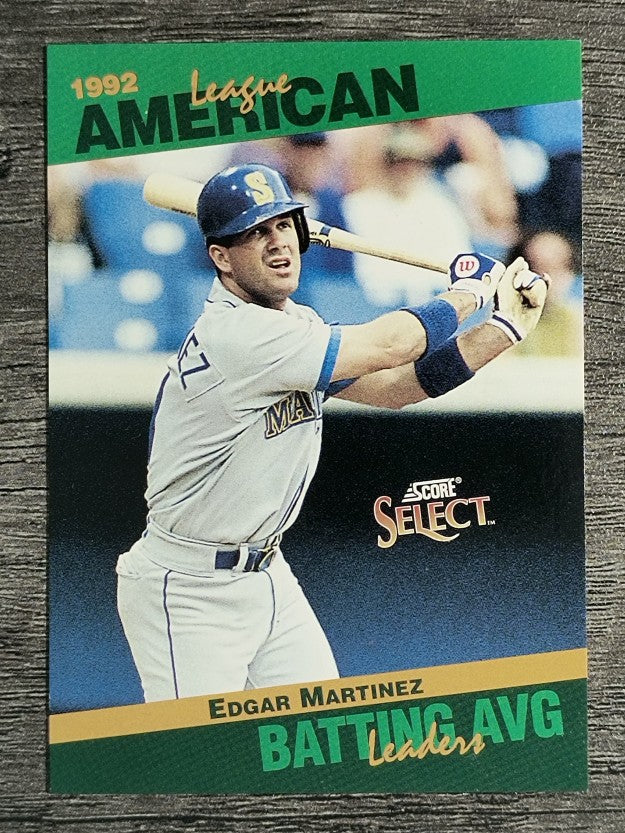 1993 Select Stat Leaders #1 Edgar Martinez