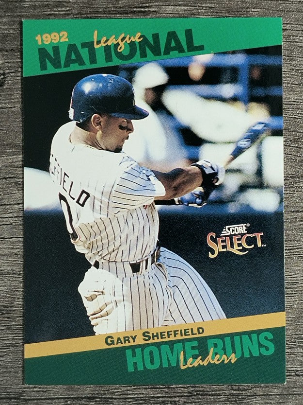 1993 Select Stat Leaders #30 Gary Sheffield