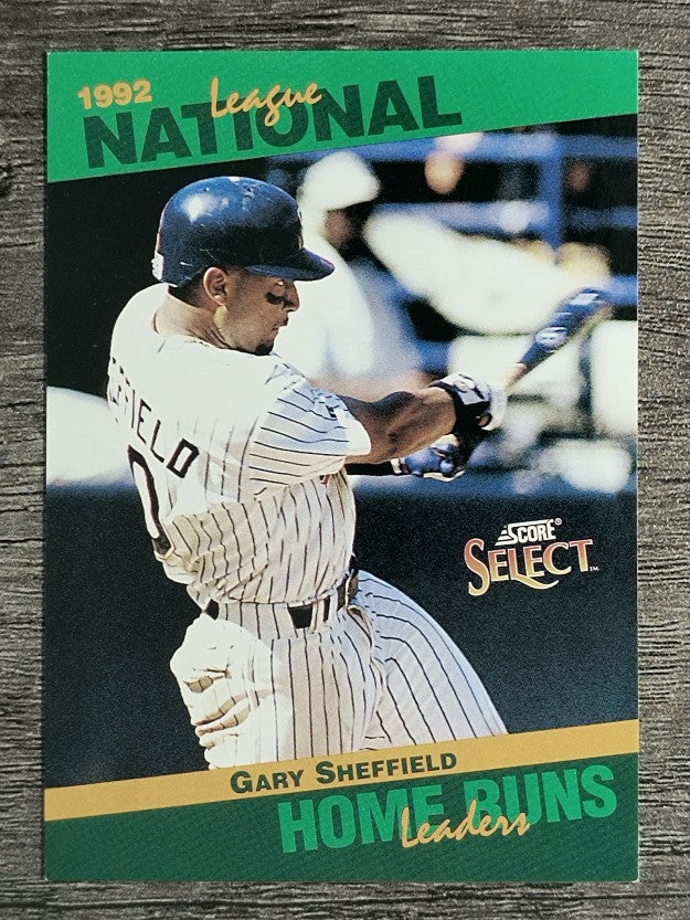 1993 Select Stat Leaders #30 Gary Sheffield
