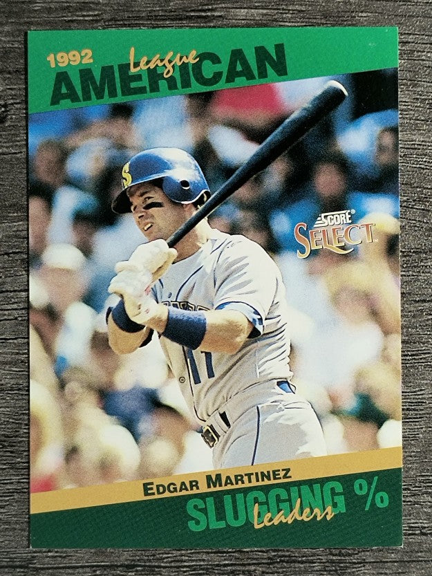 1993 Select Stat Leaders #44 Edgar Martinez
