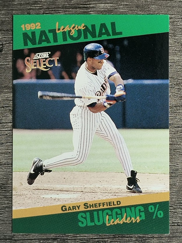 1993 Select Stat Leaders #47 Gary Sheffield
