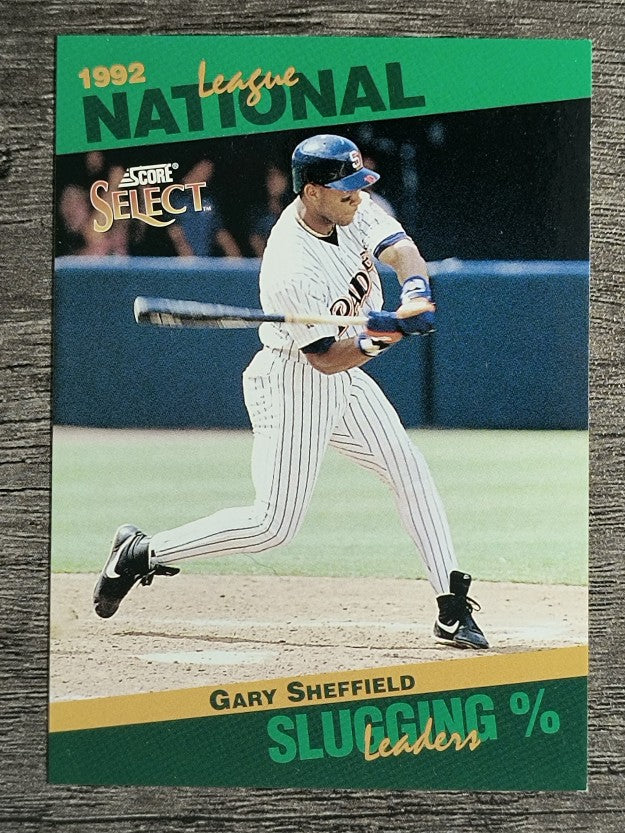 1993 Select Stat Leaders #47 Gary Sheffield