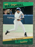 1993 Select Stat Leaders #47 Gary Sheffield