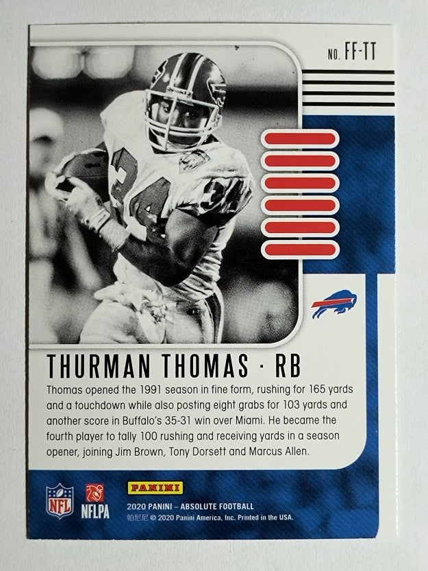 2020 Absolute Fantasy Flashback #12 Thurman Thomas