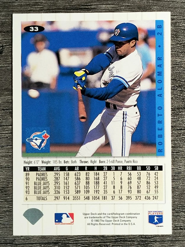 1994 Collector's Choice #33 Roberto Alomar