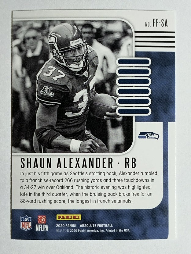 2020 Absolute Fantasy Flashback #16 Shaun Alexander