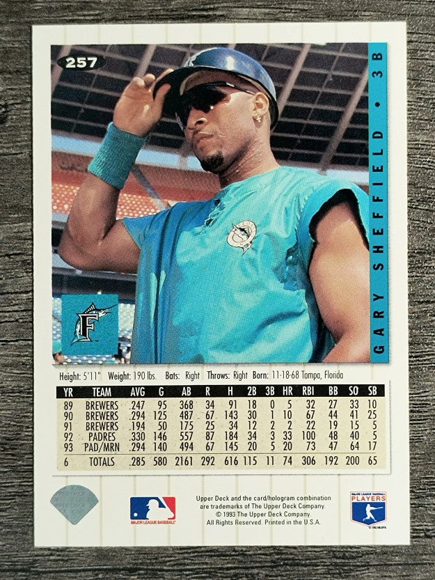 1994 Collector's Choice #257 Gary Sheffield