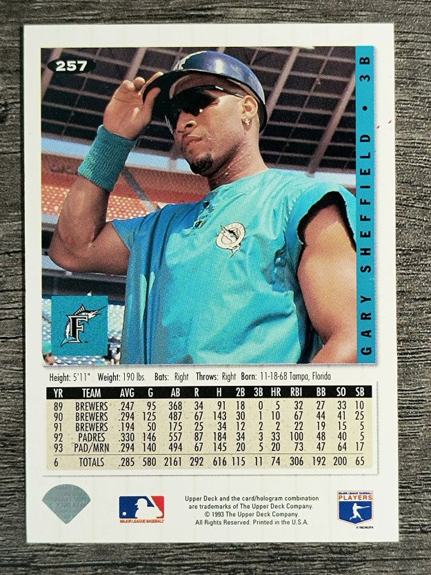 1994 Collector's Choice #257 Gary Sheffield
