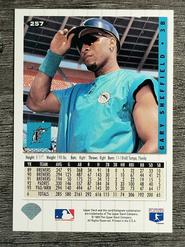 1994 Collector's Choice #257 Gary Sheffield