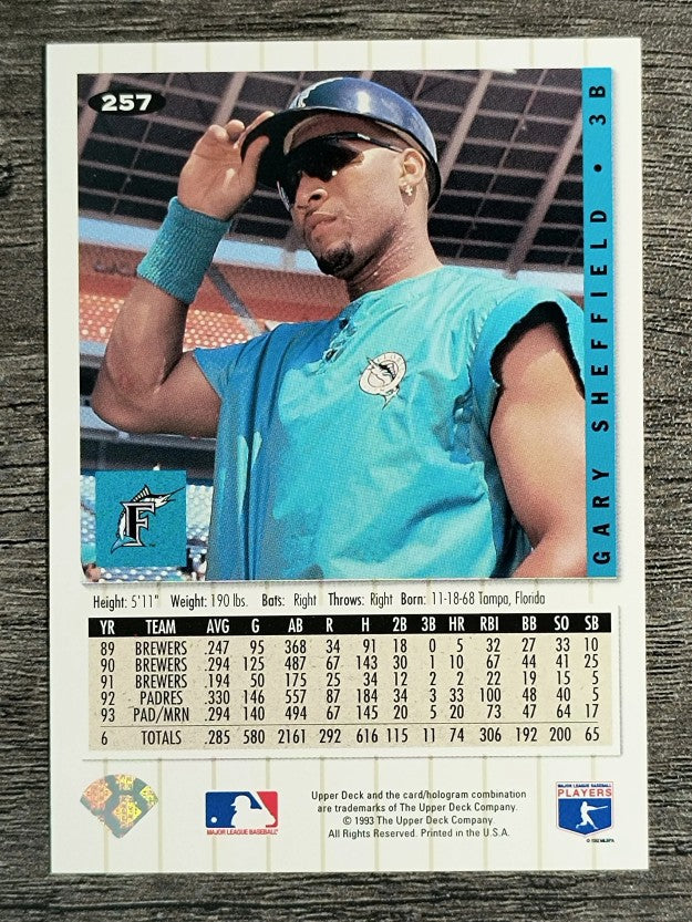 1994 Collector's Choice #257 Gary Sheffield