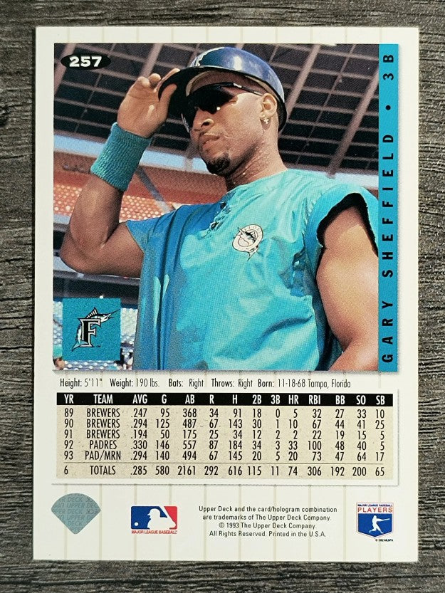 1994 Collector's Choice #257 Gary Sheffield