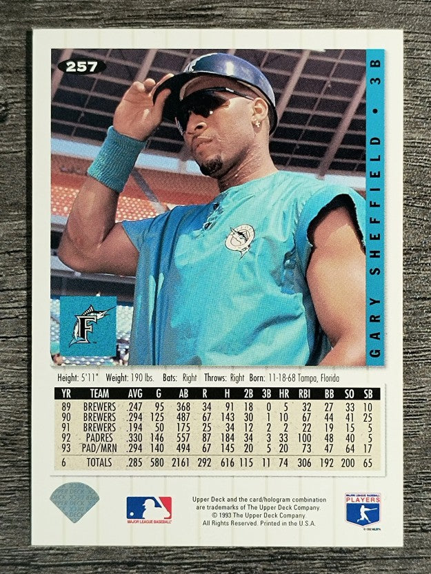 1994 Collector's Choice #257 Gary Sheffield