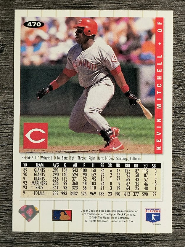 1994 Collector's Choice #470 Kevin Mitchell