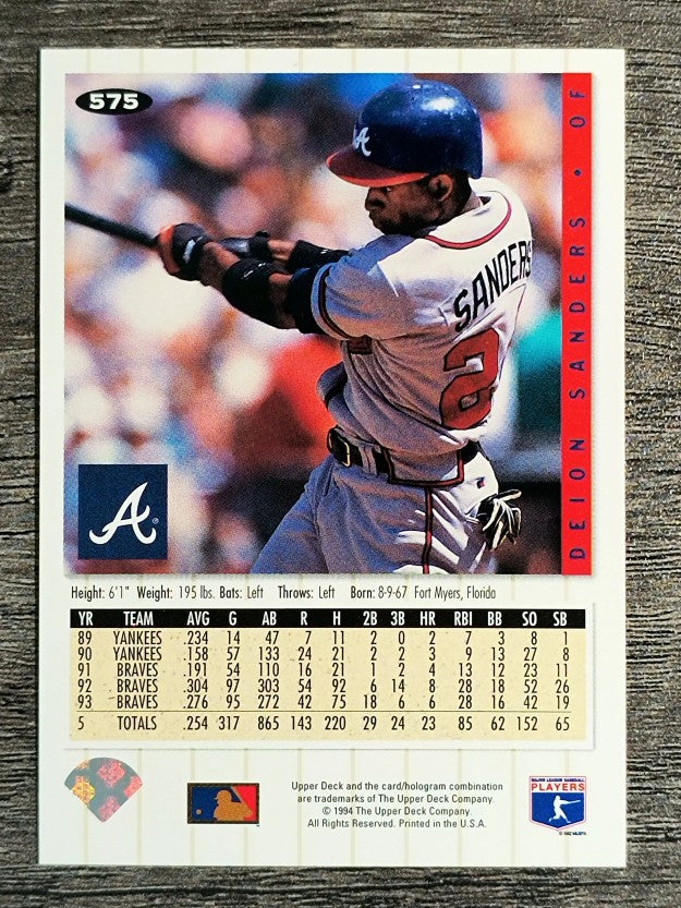 1994 Collector's Choice #575 Deion Sanders