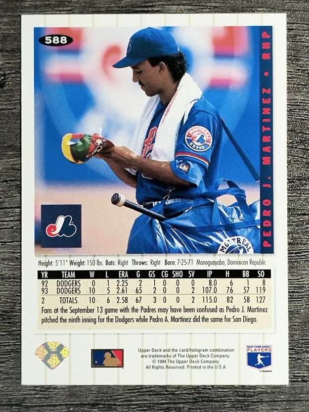 1994 Collector's Choice #588 Pedro Martinez