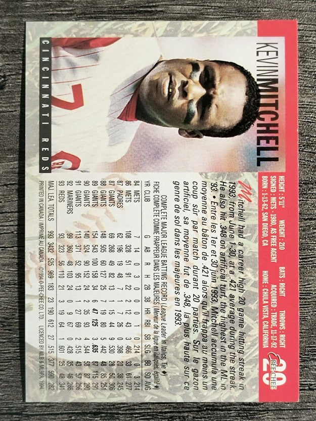 1994 O-Pee-Chee #29 Kevin Mitchell