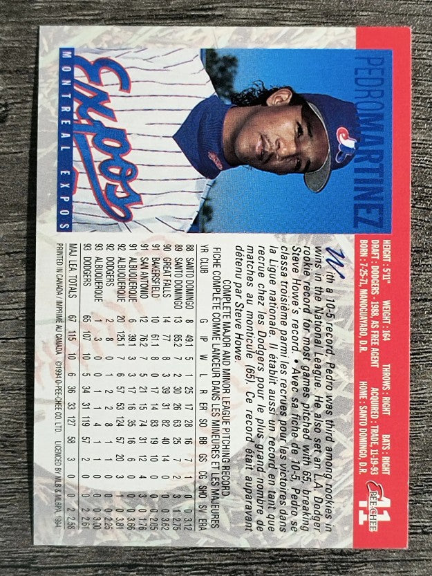 1994 O-Pee-Chee #41 Pedro Martinez