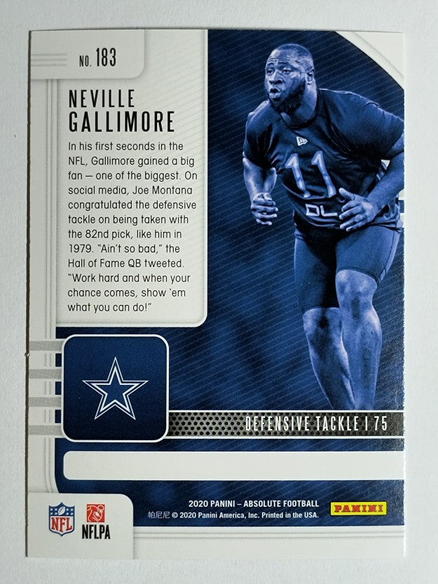 2020 Absolute Red #183 Neville Gallimore