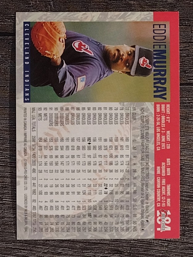 1994 O-Pee-Chee #184 Eddie Murray