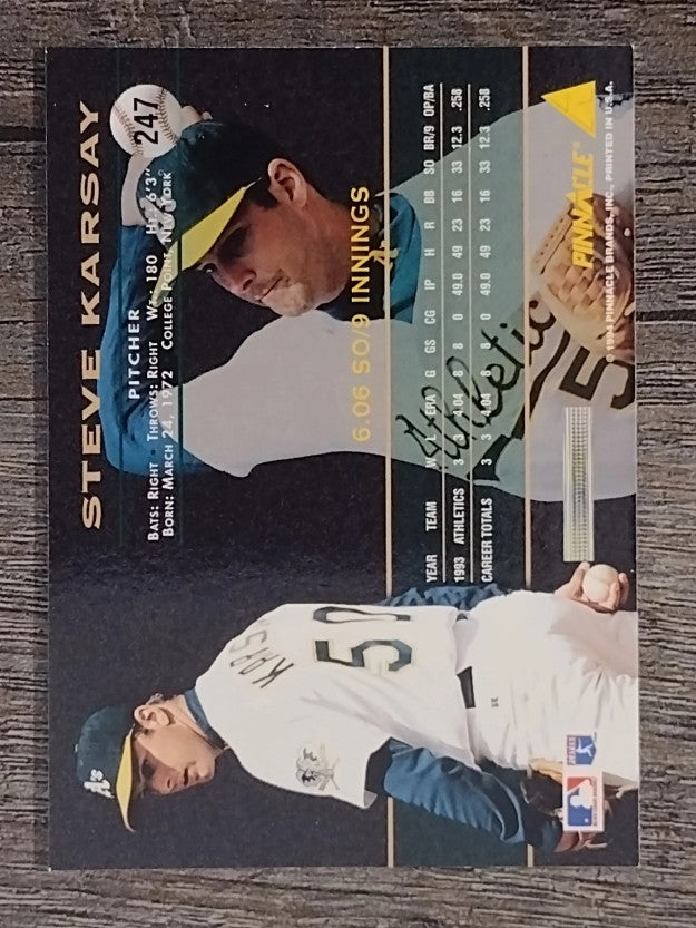 1994 Pinnacle #247 Steve Karsay