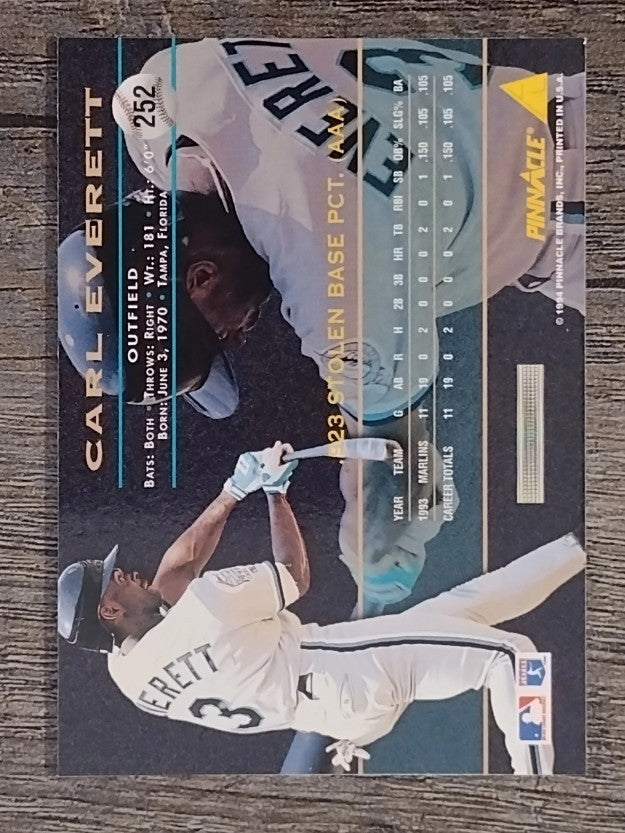 1994 Pinnacle #252 Carl Everett