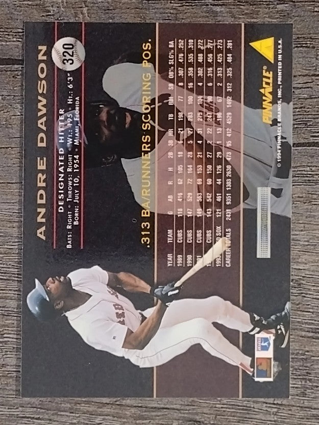 1994 Pinnacle #320 Andre Dawson