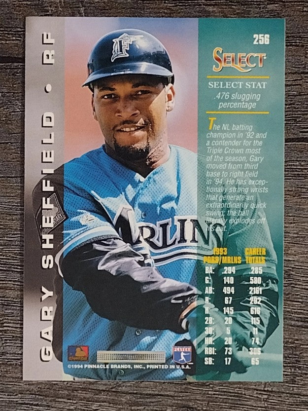 1994 Select #256 Gary Sheffield