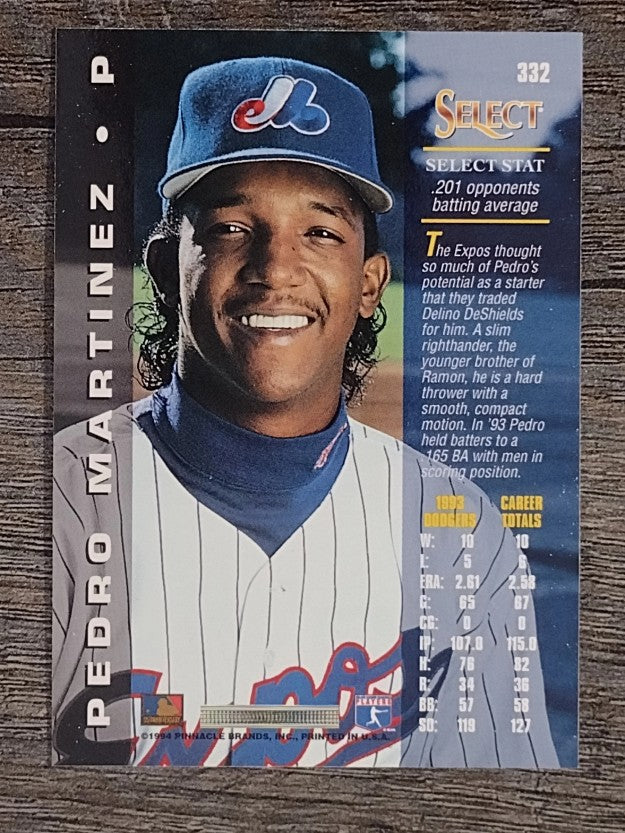 1994 Select #332 Pedro Martinez