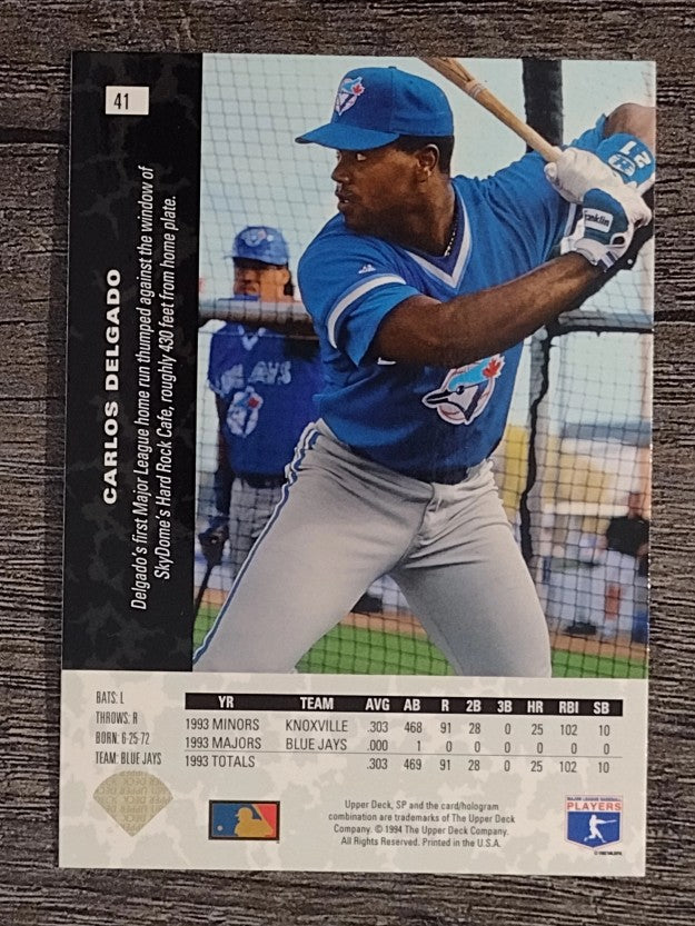 1994 SP #41 Carlos Delgado