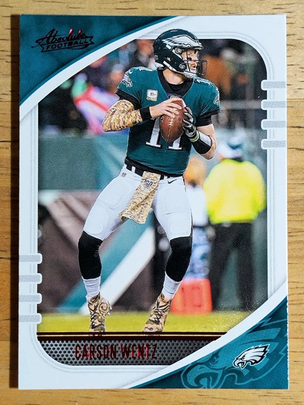 2020 Absolute Red #63 Carson Wentz